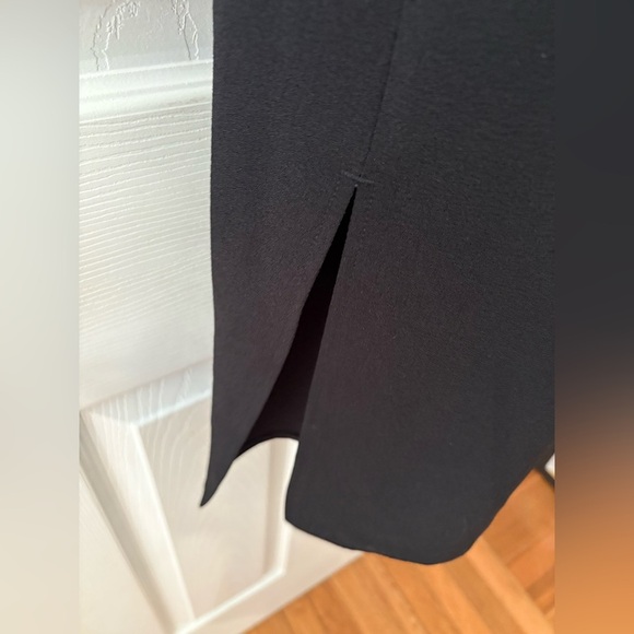 Marks & Spencer longline jacket vest size 16 sleeveless blazer black - Picture 4 of 10